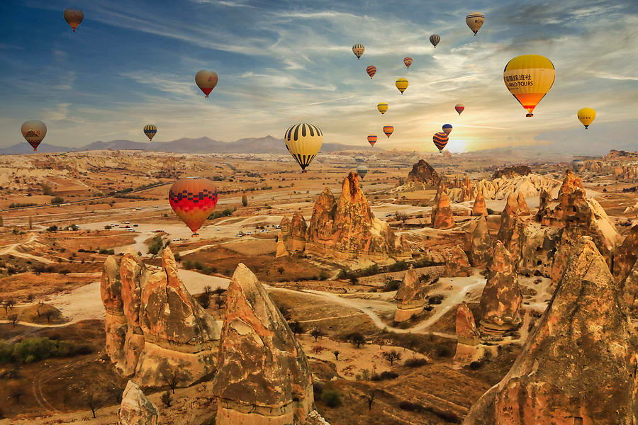 hot air balloons in turkey